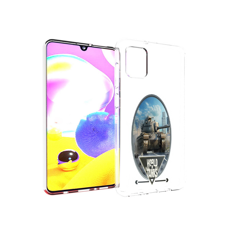 

Чехол MyPads Tocco для Samsung Galaxy A31 игра с танками (PT146911.482.375), Прозрачный, Tocco