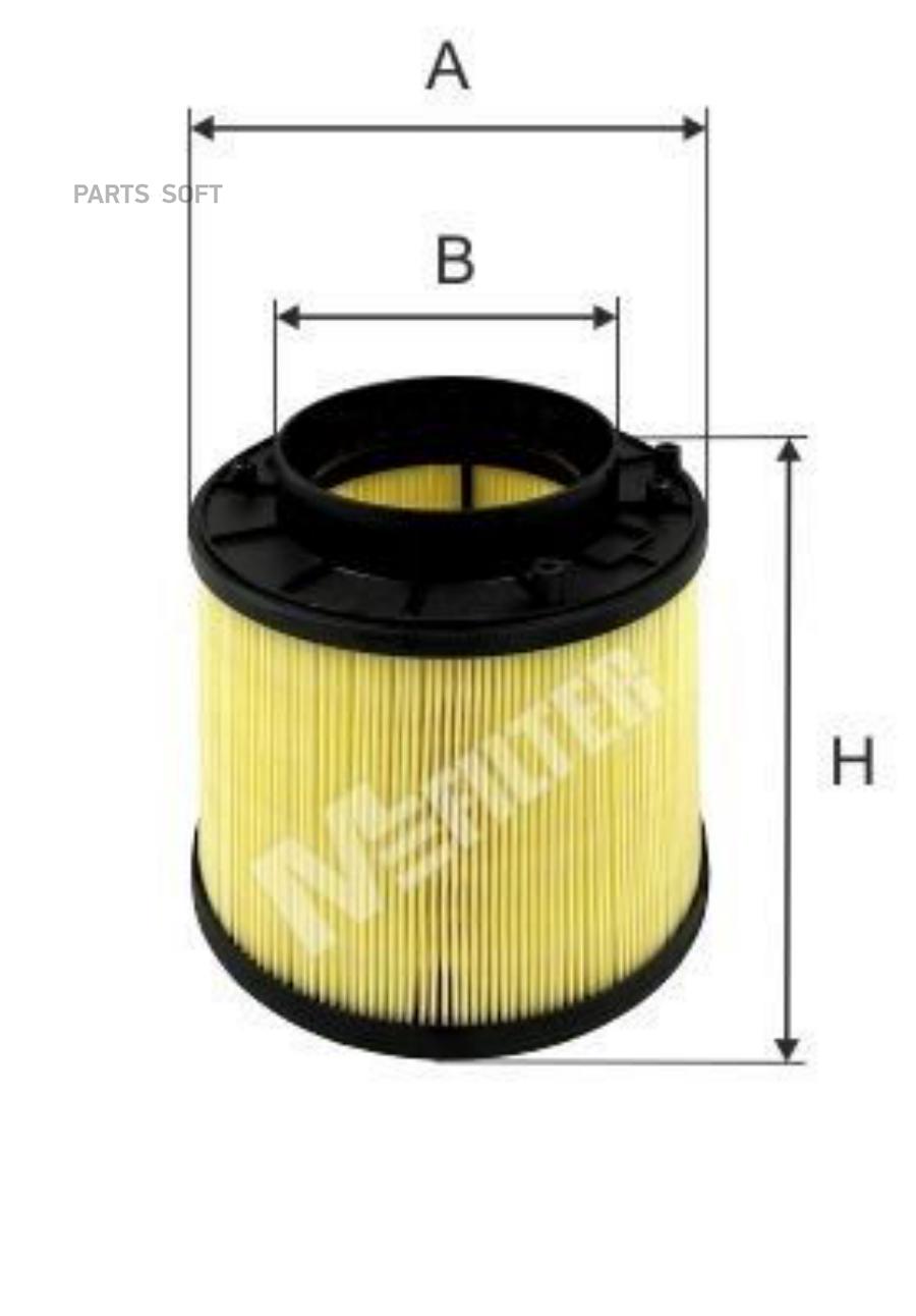 

Фильтр Воздушный \ Audi A4/A5 3.2Fsi 07 MFILTER A8103