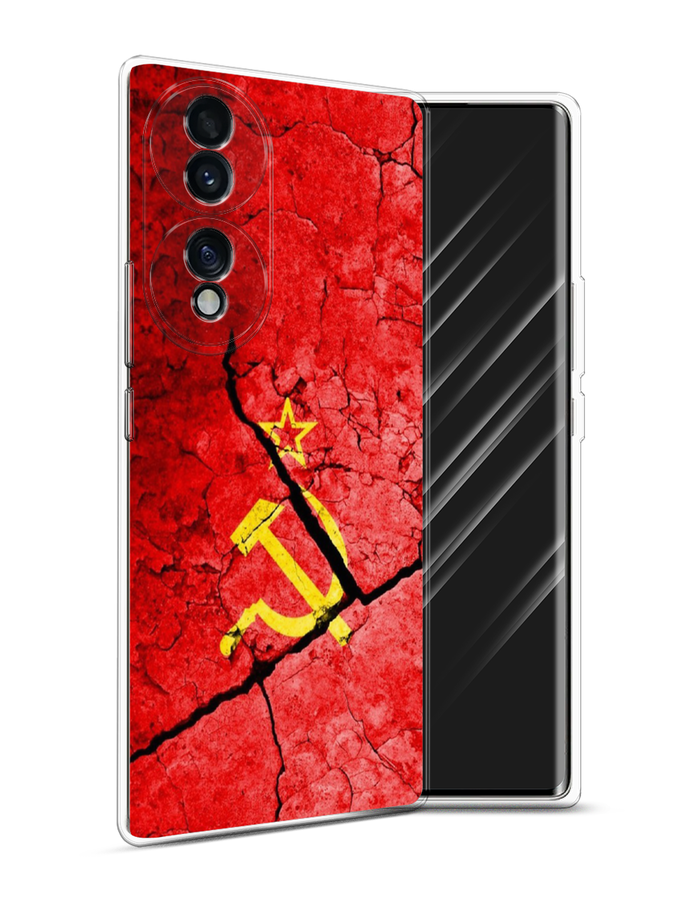 

Чехол Awog на Honor 70 "СССР", Разноцветный, 6108250-5
