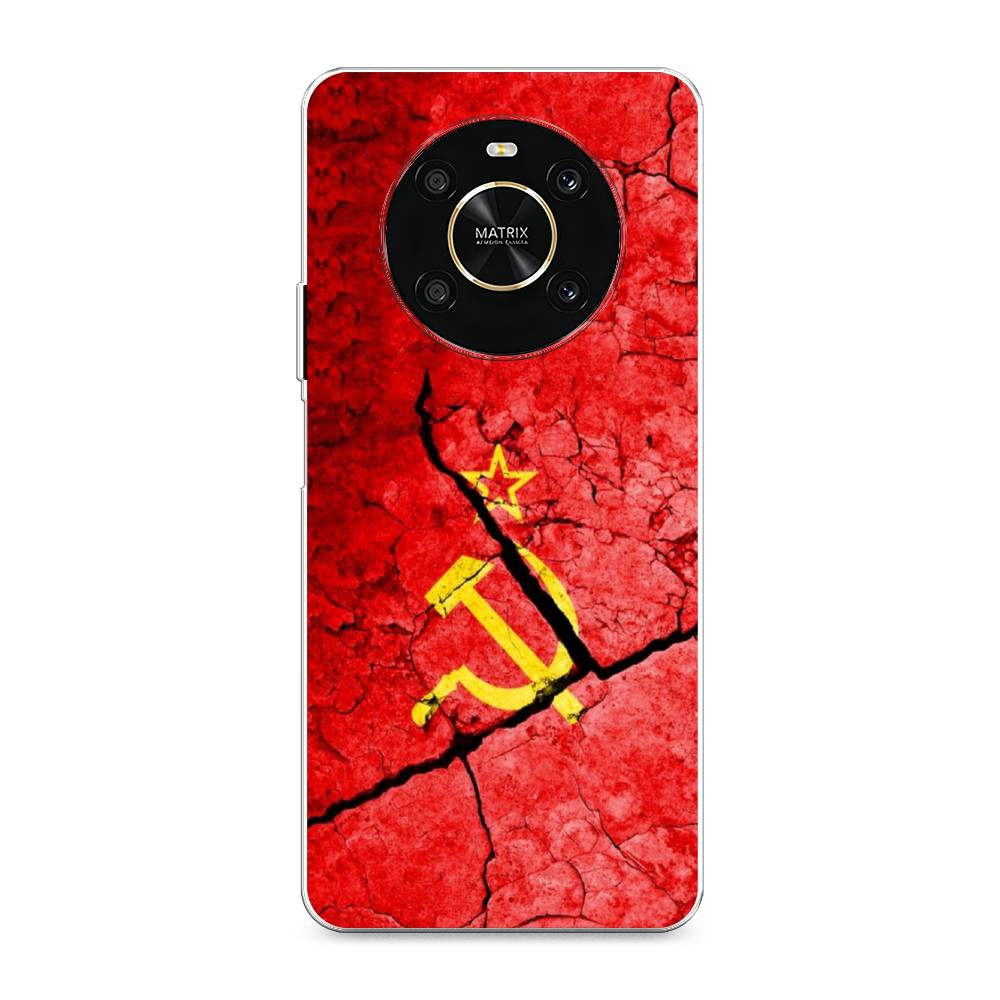 фото Силиконовый чехол "ссср" на honor x9 awog