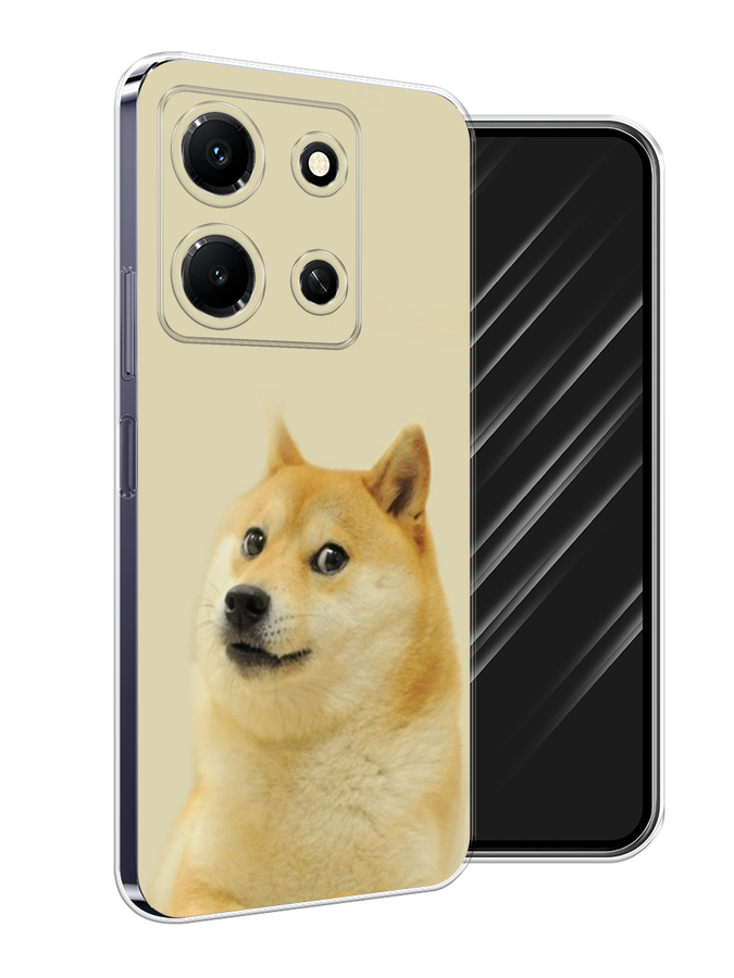 

Чехол Awog на Infinix Note 30i "Собака подозревака", Коричневый;желтый;бежевый, 3104350-9