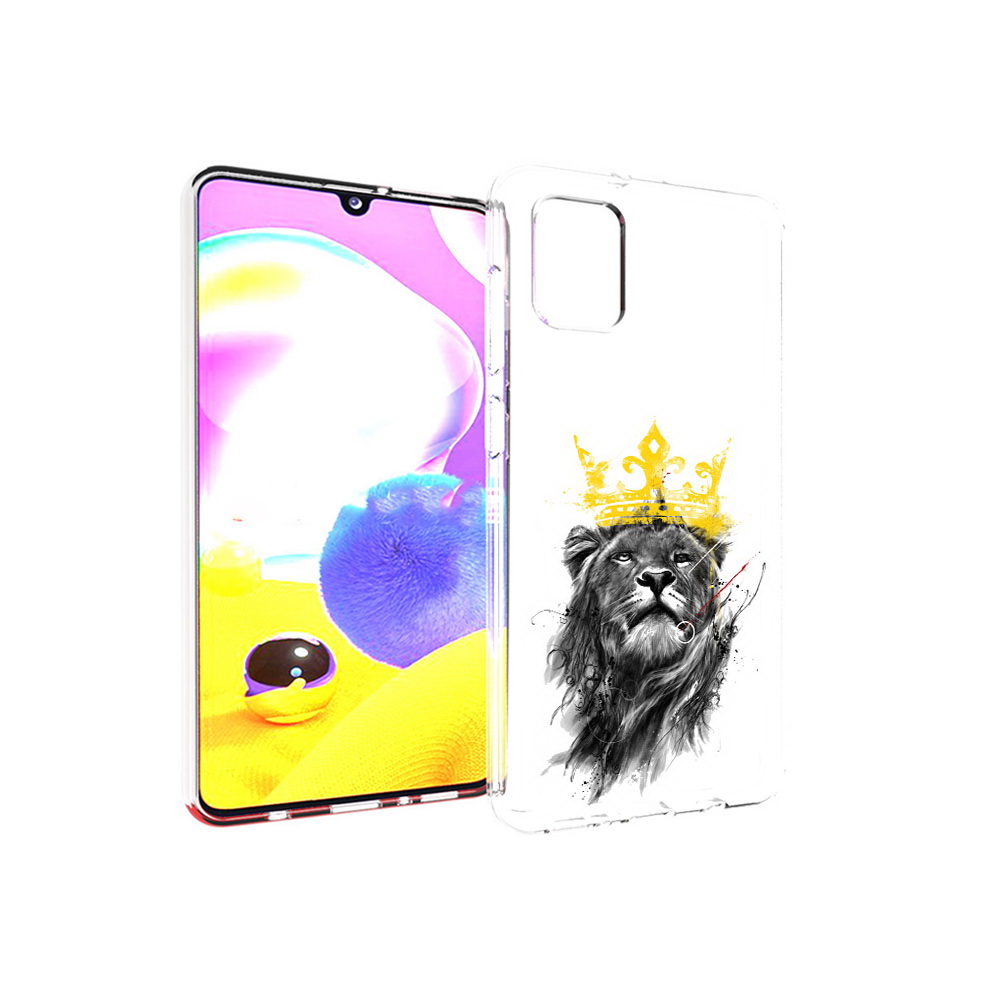 

Чехол MyPads Tocco для Samsung Galaxy A31 король-лев (PT146911.482.391), Прозрачный, Tocco