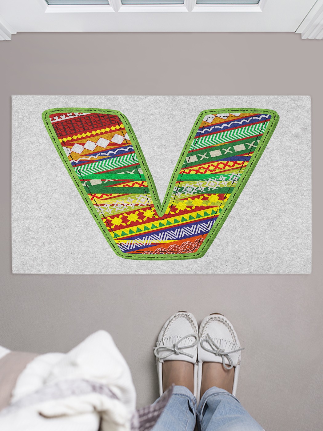 

Придверный коврик в прихожую для обуви, на резиновой основе, 75x45 см door_44456 JoyArty