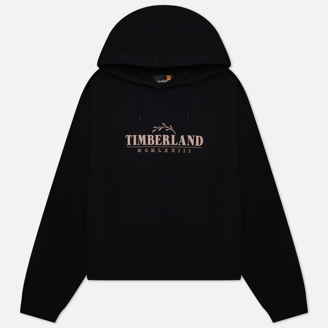 Женская толстовка Timberland Season Logo Hoodie чёрный, Размер S