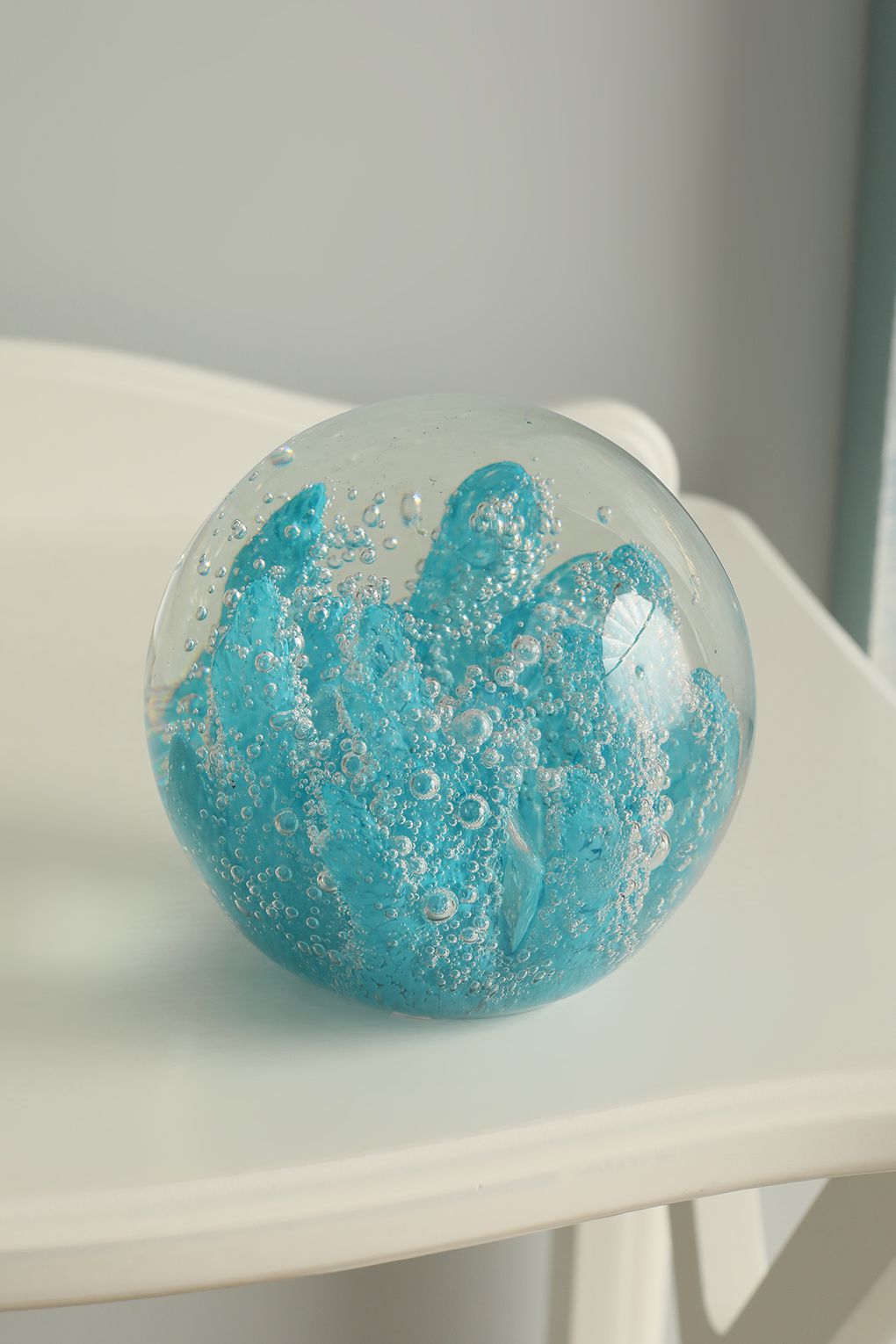 

Интерьерное украшение D10 COINCASA голубой стекло 7357608