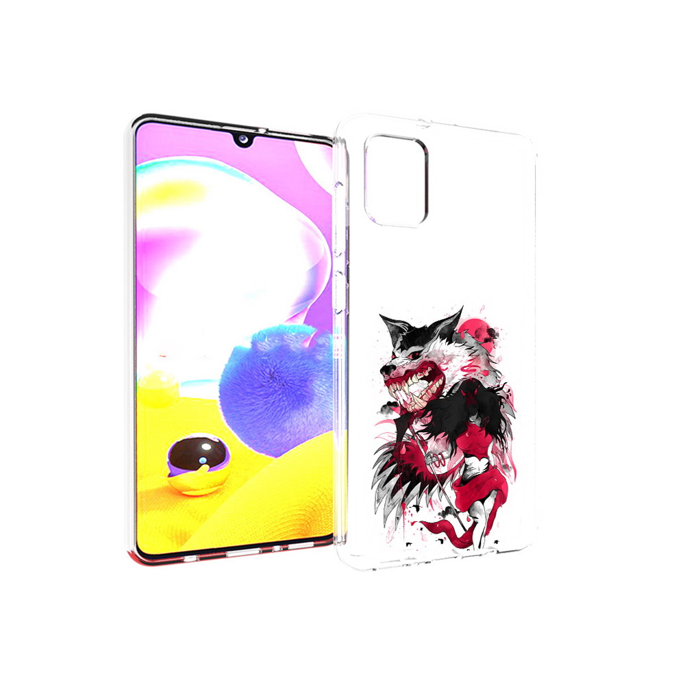 

Чехол MyPads Tocco для Samsung Galaxy A31 красная шапочка (PT146911.482.410), Прозрачный, Tocco