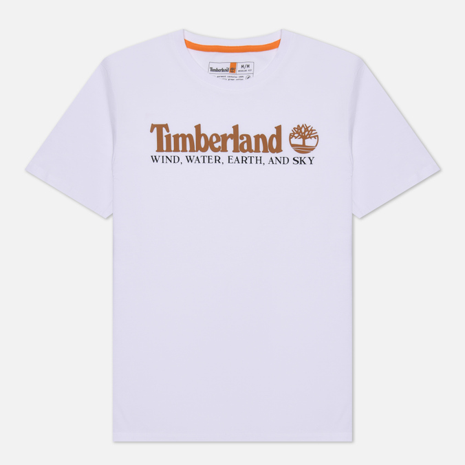 

Мужская футболка Timberland Wind Water Earth And Sky белый, Размер L, Wind Water Earth And Sky