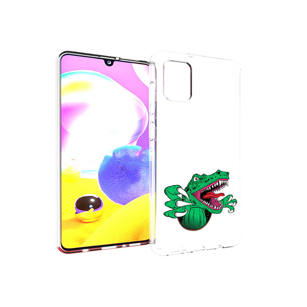 

Чехол MyPads Tocco для Samsung Galaxy A31 крокодил (PT146911.482.417), Прозрачный, Tocco