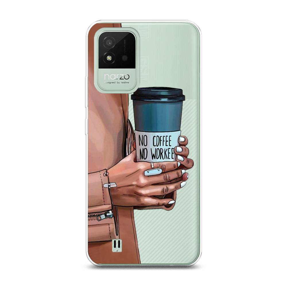 

Чехол Awog на Realme Narzo 50i "No coffee", Разноцветный, 2510050-7