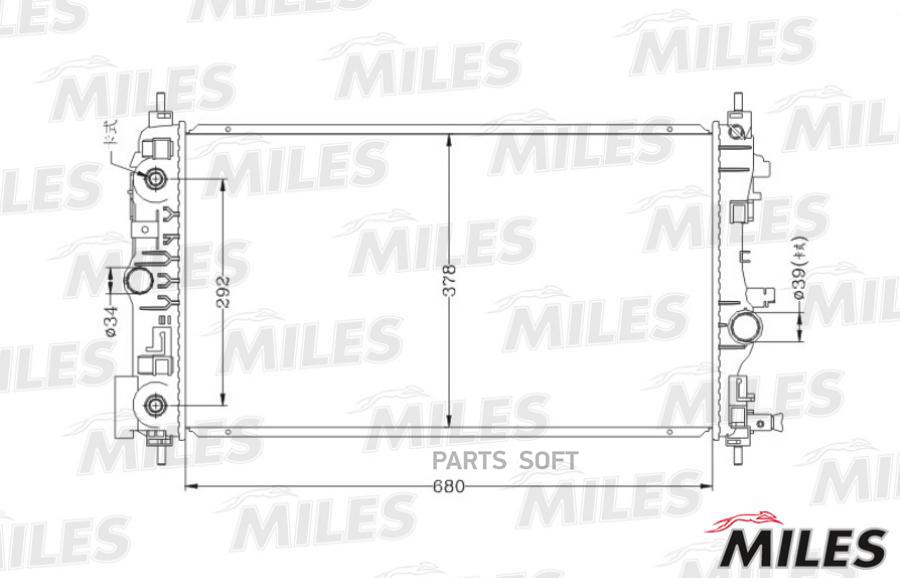 

MILES Радиатор MILES ACRB108