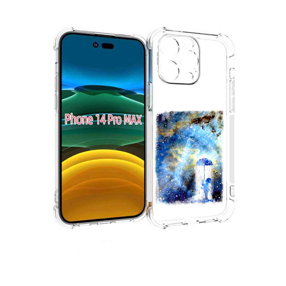 

Чехол MyPads мальчик в небе для iPhone 14 Pro Max, Прозрачный, Tocco