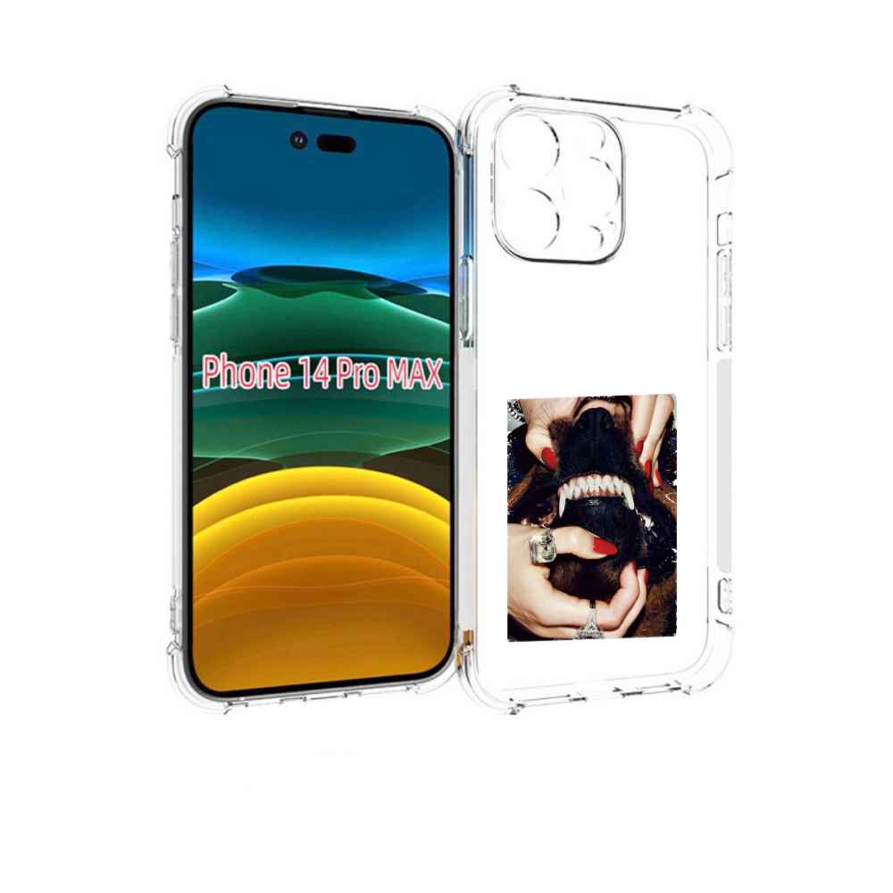

Чехол MyPads маникюр для iPhone 14 Pro Max, Прозрачный, Tocco