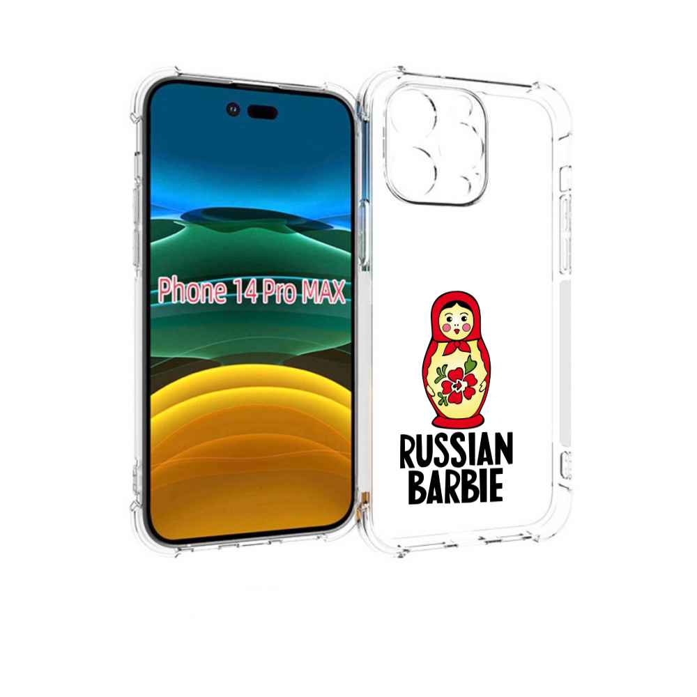 

Чехол MyPads матрешка для iPhone 14 Pro Max, Прозрачный, Tocco