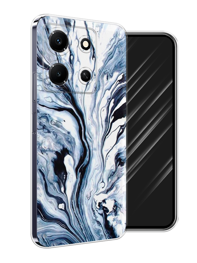 

Чехол Awog на Infinix Note 30i "Голубой минерал мрамор", 3104350-3