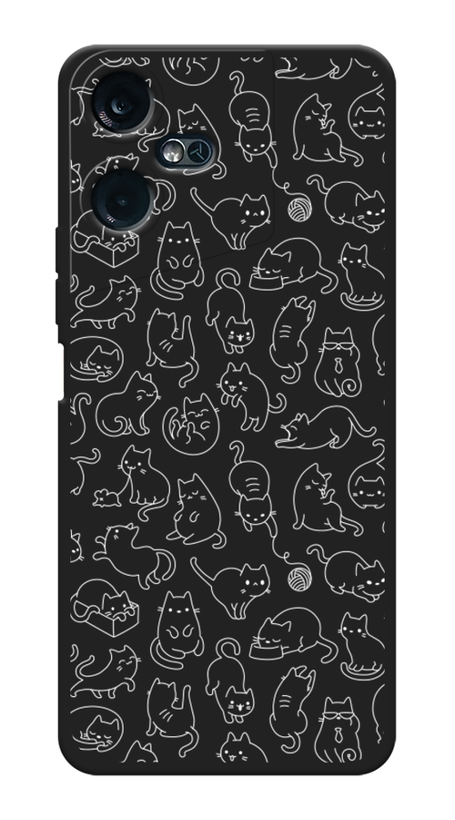 

Чехол Awog на Tecno Pova Neo 3 "Шкодливые котики", Прозрачный;бежевый, 304452-1