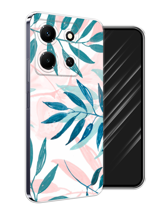 

Чехол Awog на Infinix Note 30i "Акварельные веточки", Синий;зеленый;розовый, 3104350-7