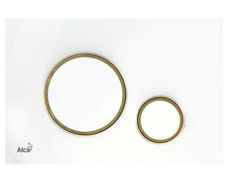 

Кнопка Alcaplast M775, Золотистый;белый, M775