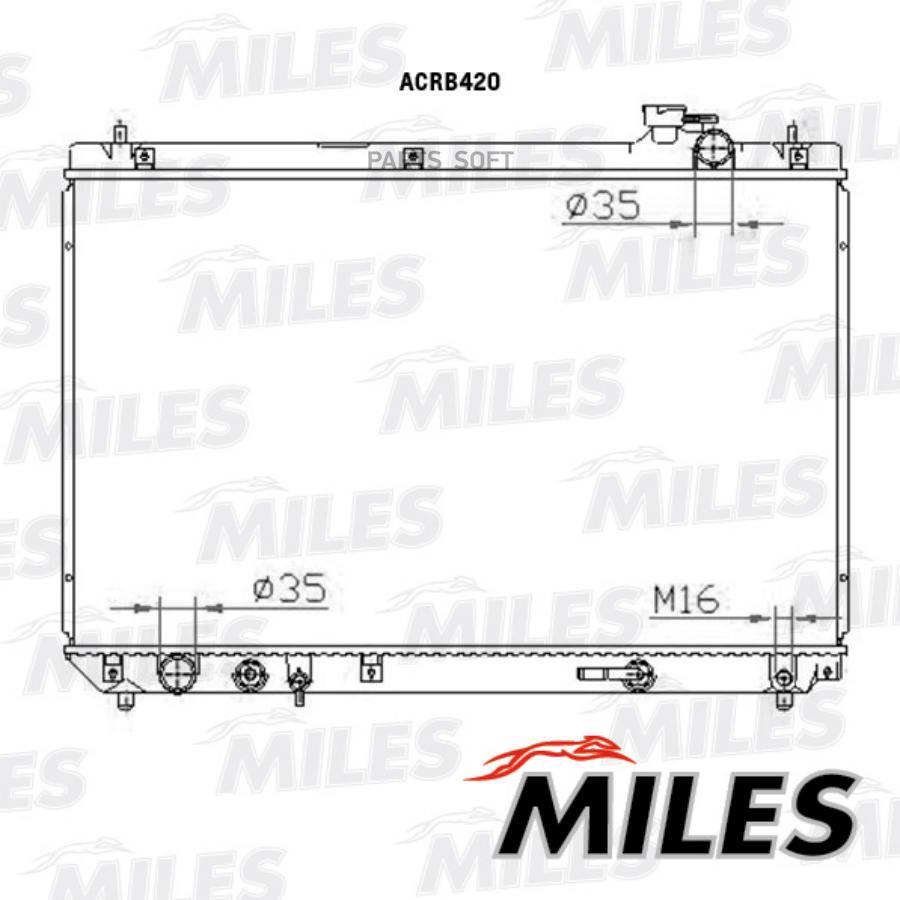 

MILES Радиатор MILES acrb420