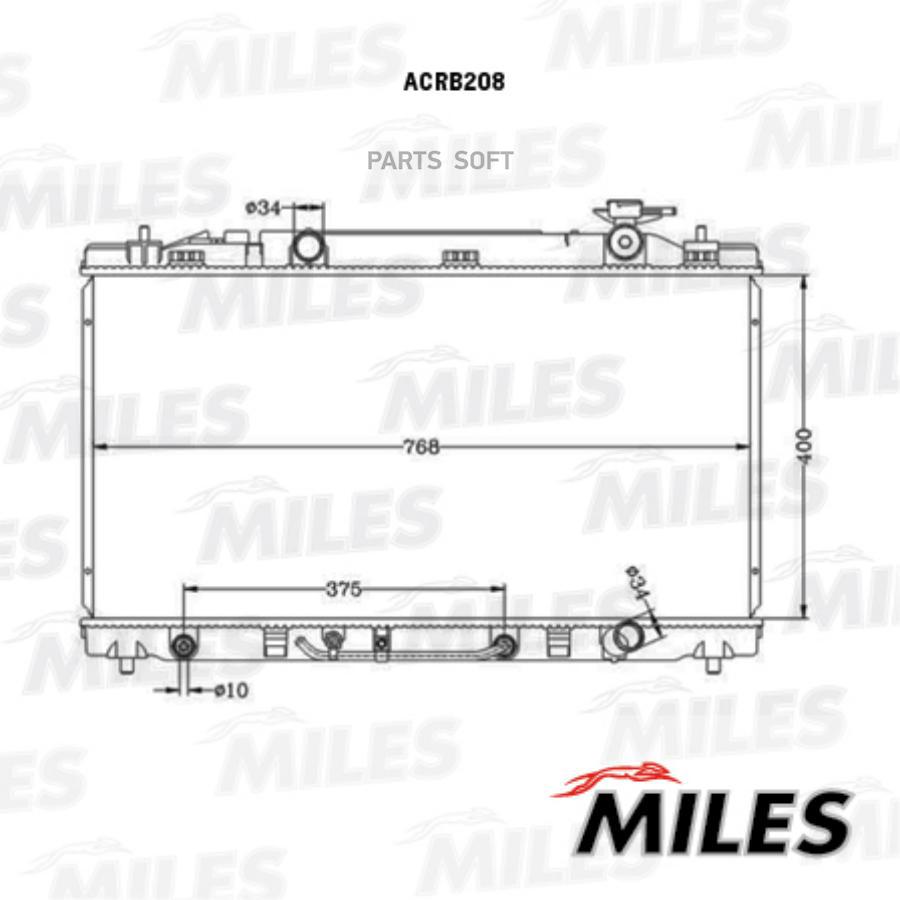 

MILES Радиатор MILES acrb208