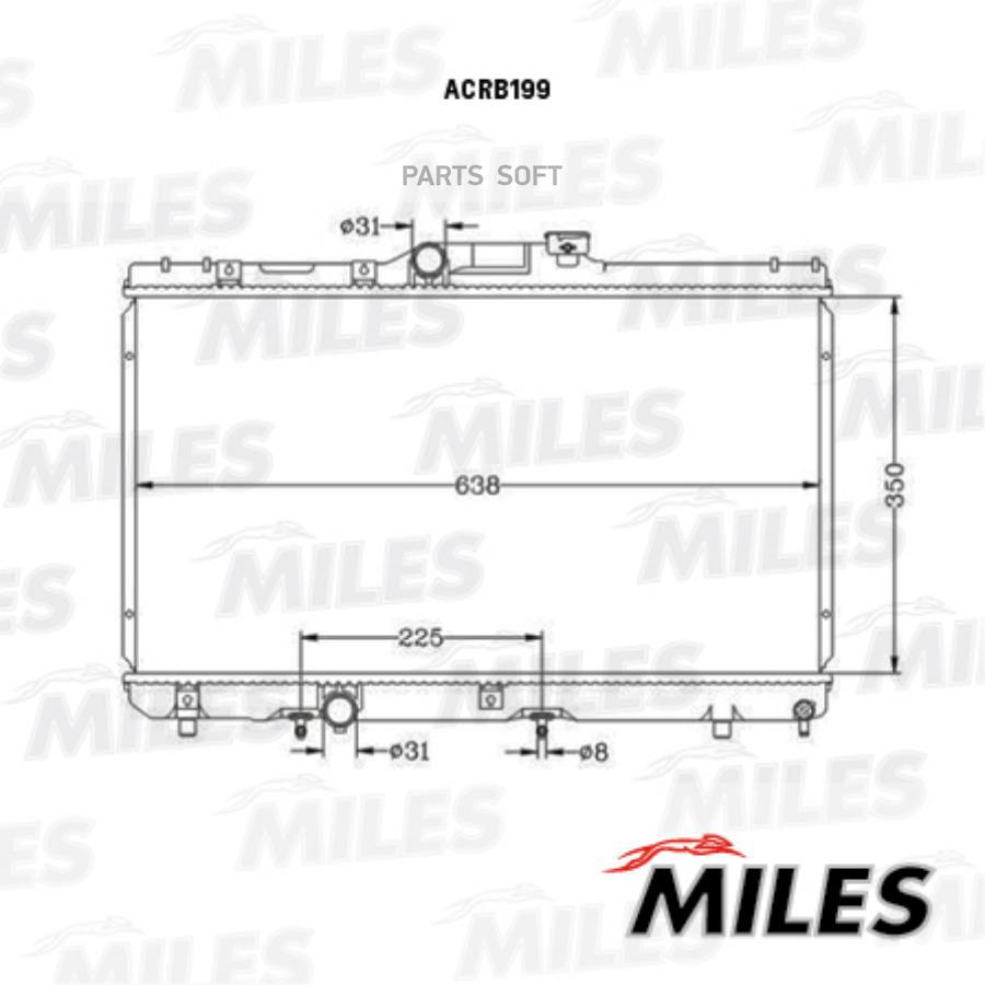 

MILES Радиатор MILES acrb199
