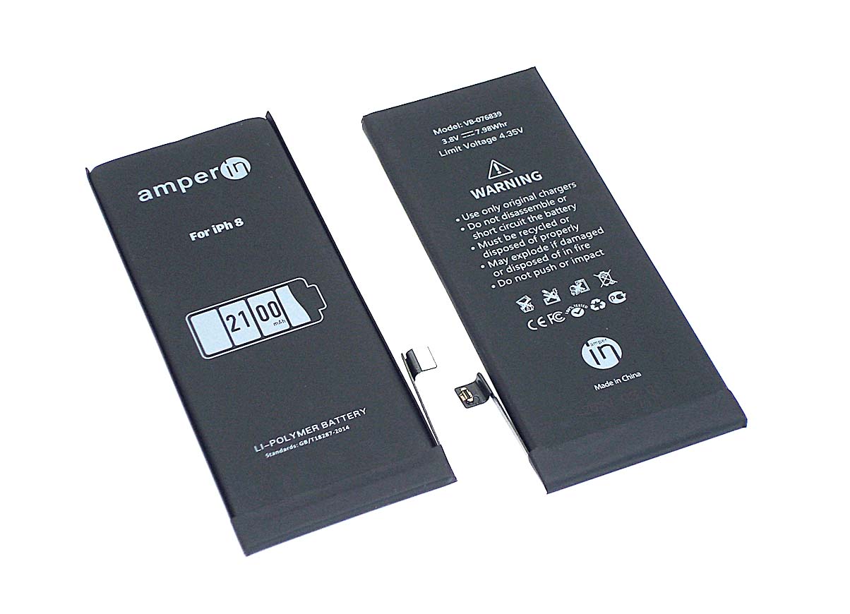 

Аккумуляторная батарея Amperin для Apple iPhone 8 3,82V