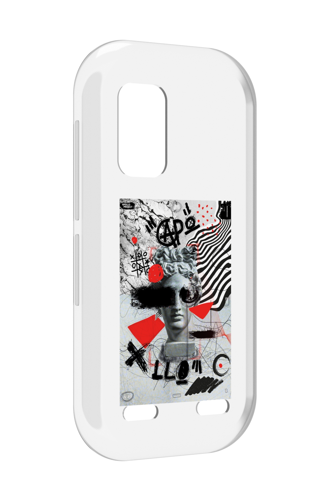 

Чехол MyPads стрит арт статуя для UleFone Armor X10 / X10 Pro, Прозрачный, Tocco