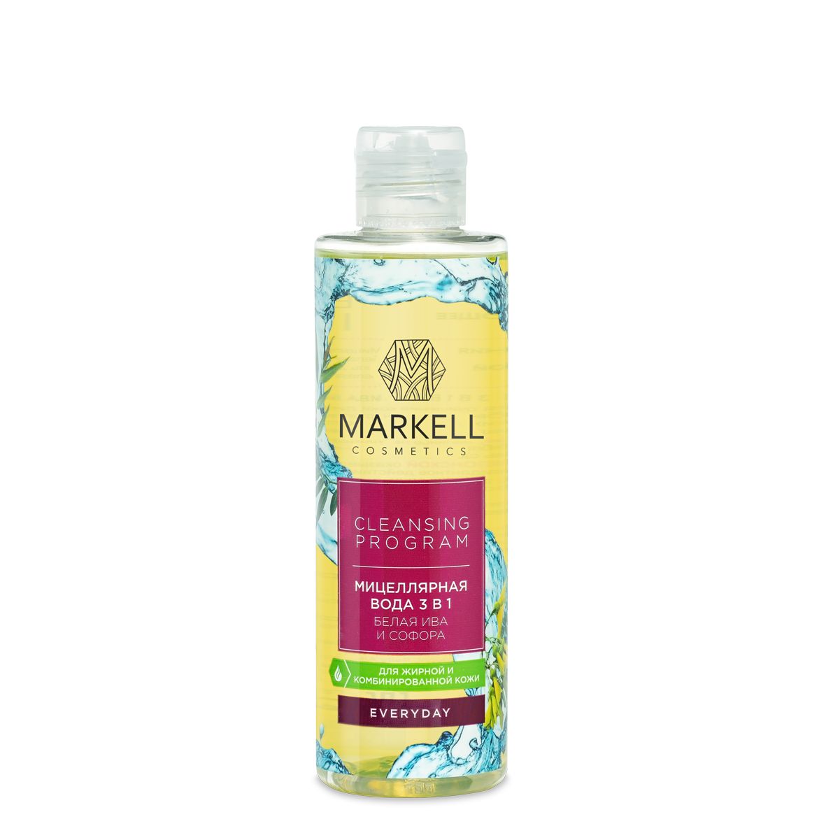 

Мицеллярная вода Markell Cleansing Program 3 в 1 Белая ива и софора, 200 мл