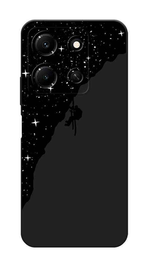

Чехол Awog на Infinix Note 30i "Скалолаз в космосе", Черный;белый;бежевый, 3104352-1