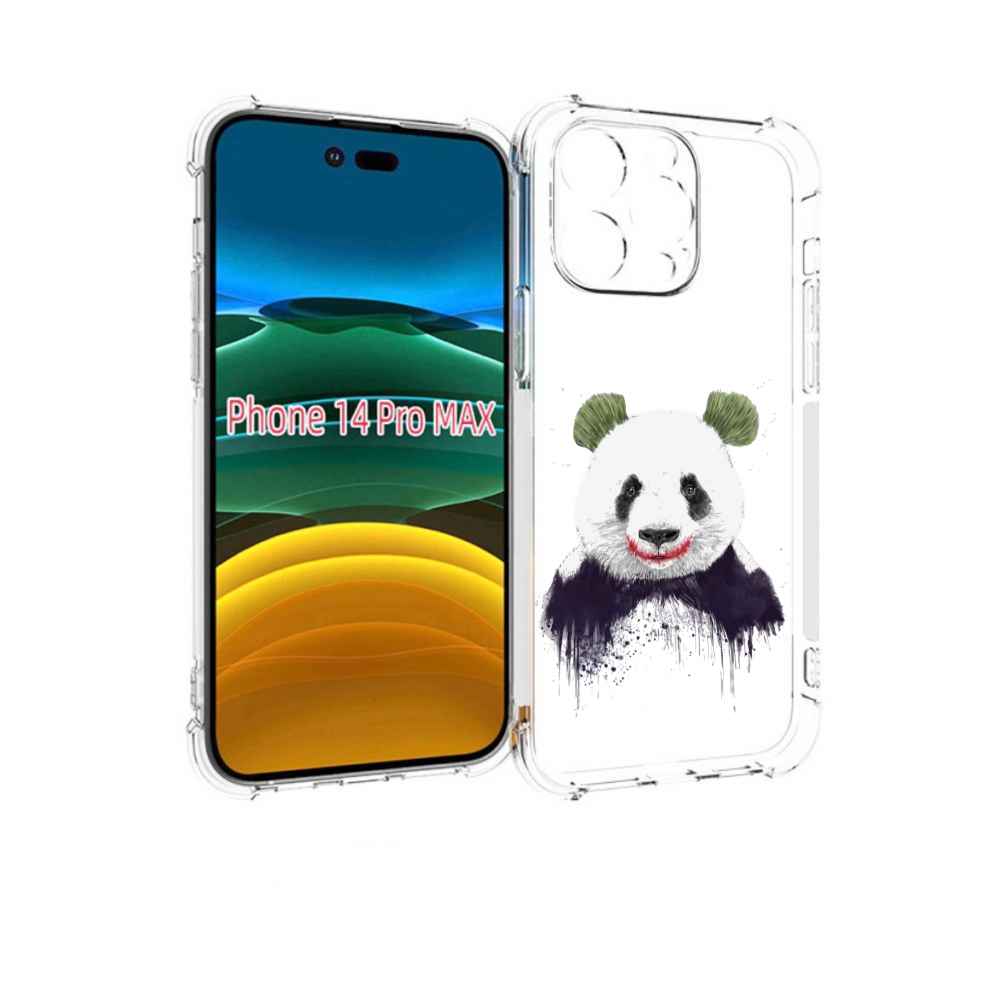 

Чехол MyPads панда джокер для iPhone 14 Pro Max, Прозрачный, Tocco