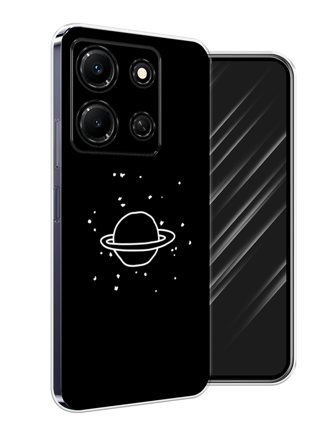 

Чехол Awog на Infinix Note 30i "Дудл Юпитера", Белый;черный, 3104350-4