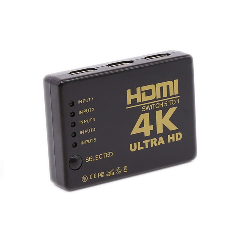 HDMI концентратор 2emarket переключатель 5 в 1 c ДУ (4361)