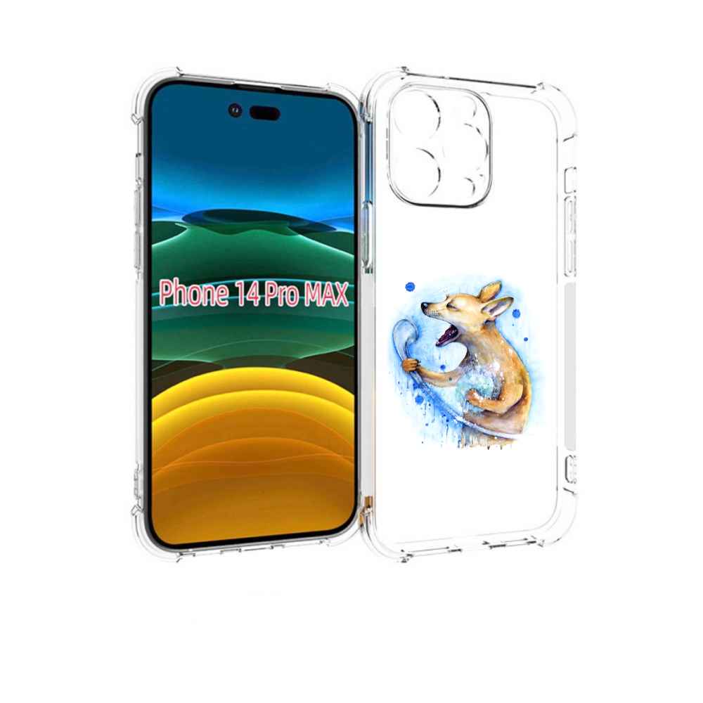 

Чехол MyPads пение в душе для iPhone 14 Pro Max, Прозрачный, Tocco