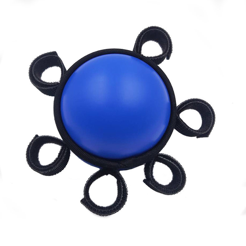 фото E32603 эспандер мяч 7 см с креплением для пальцев (синий) (esh-5-a) hawk