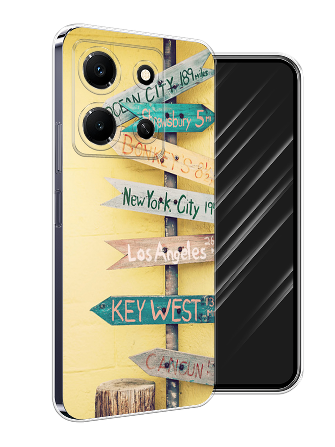 

Чехол Awog на Infinix Note 30i "Нулевой километр", Желтый, 3104350-4