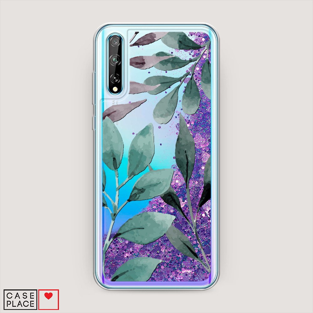 

Чехол Awog на Huawei Y8p/Huawei P Smart S "Листы цветов", Разноцветный, 6103592-1
