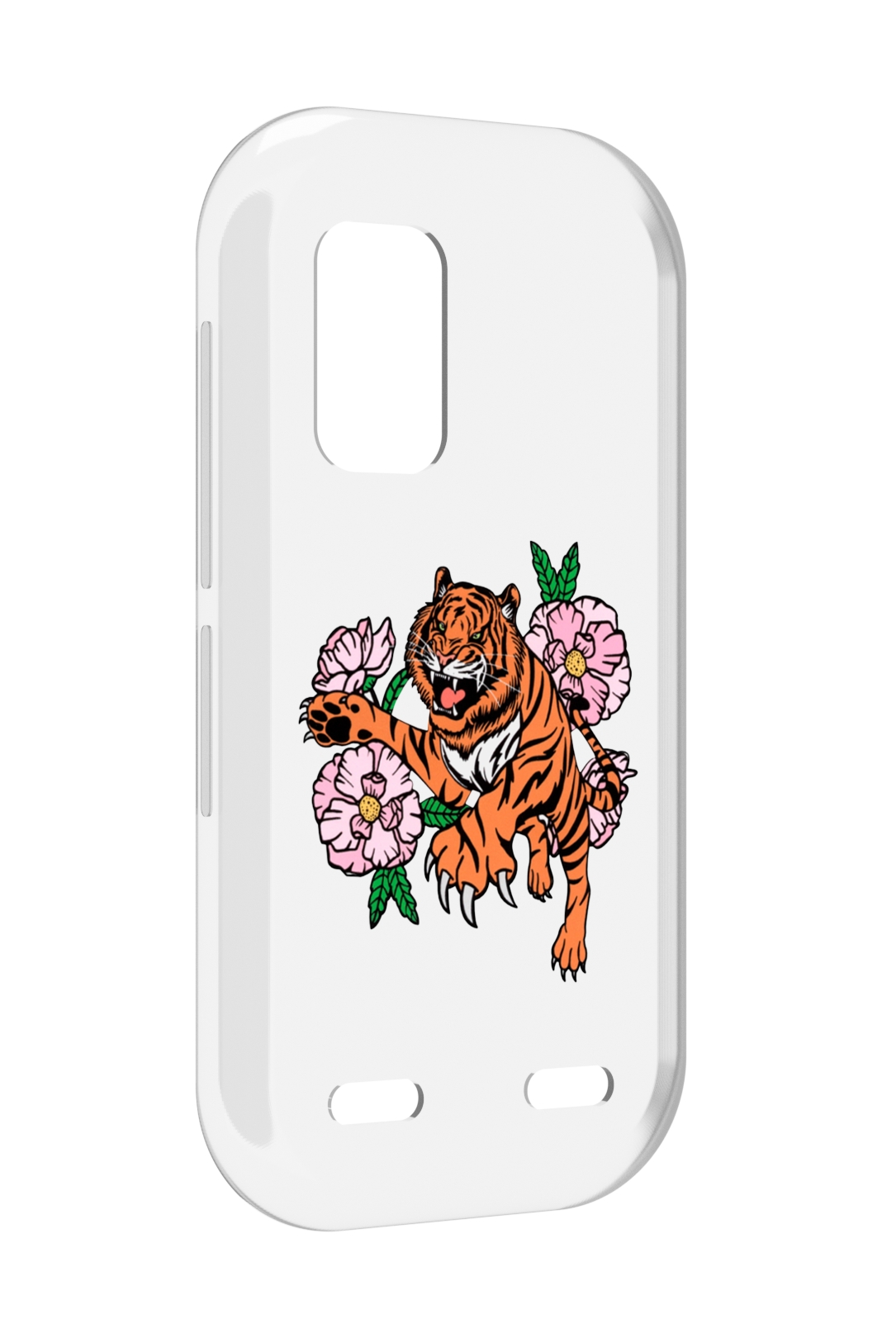 

Чехол MyPads тигры-цветочные для UleFone Armor X10 / X10 Pro, Прозрачный, Tocco