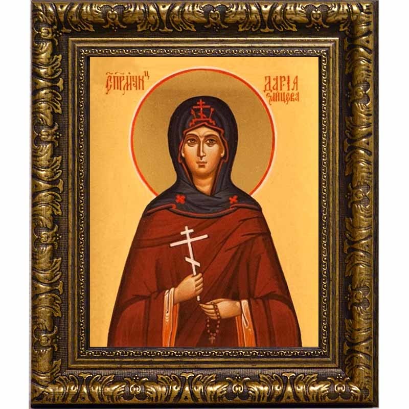 

Дария Зайцева Пре­по­доб­но­му­че­ни­ца. Икона на холсте.