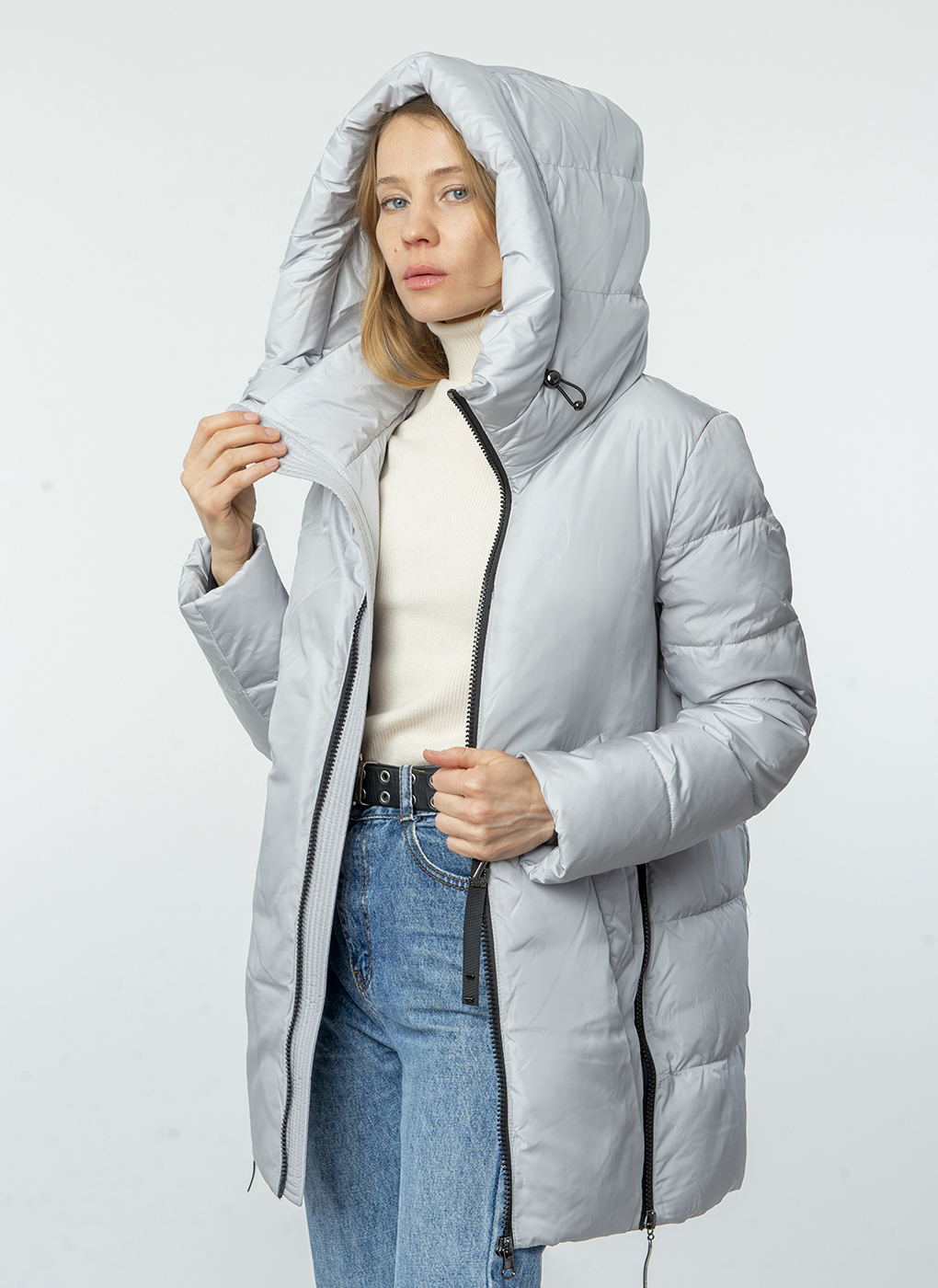 

Куртка женская Britt 58393 серая 42 RU, 58393