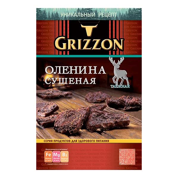 

Оленина Grizzon Таежная сушеная