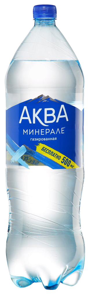 

Вода питьевая аква минерале газ п/б 2л
