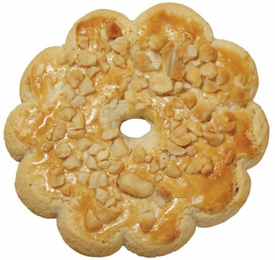 Печенье посыпанное орехами