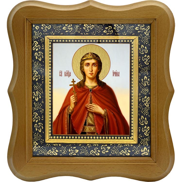 

Ирина Македонская Святая великомученица. Икона на холсте.