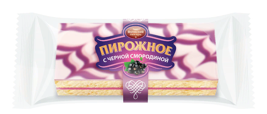 Пирожное черная смородина