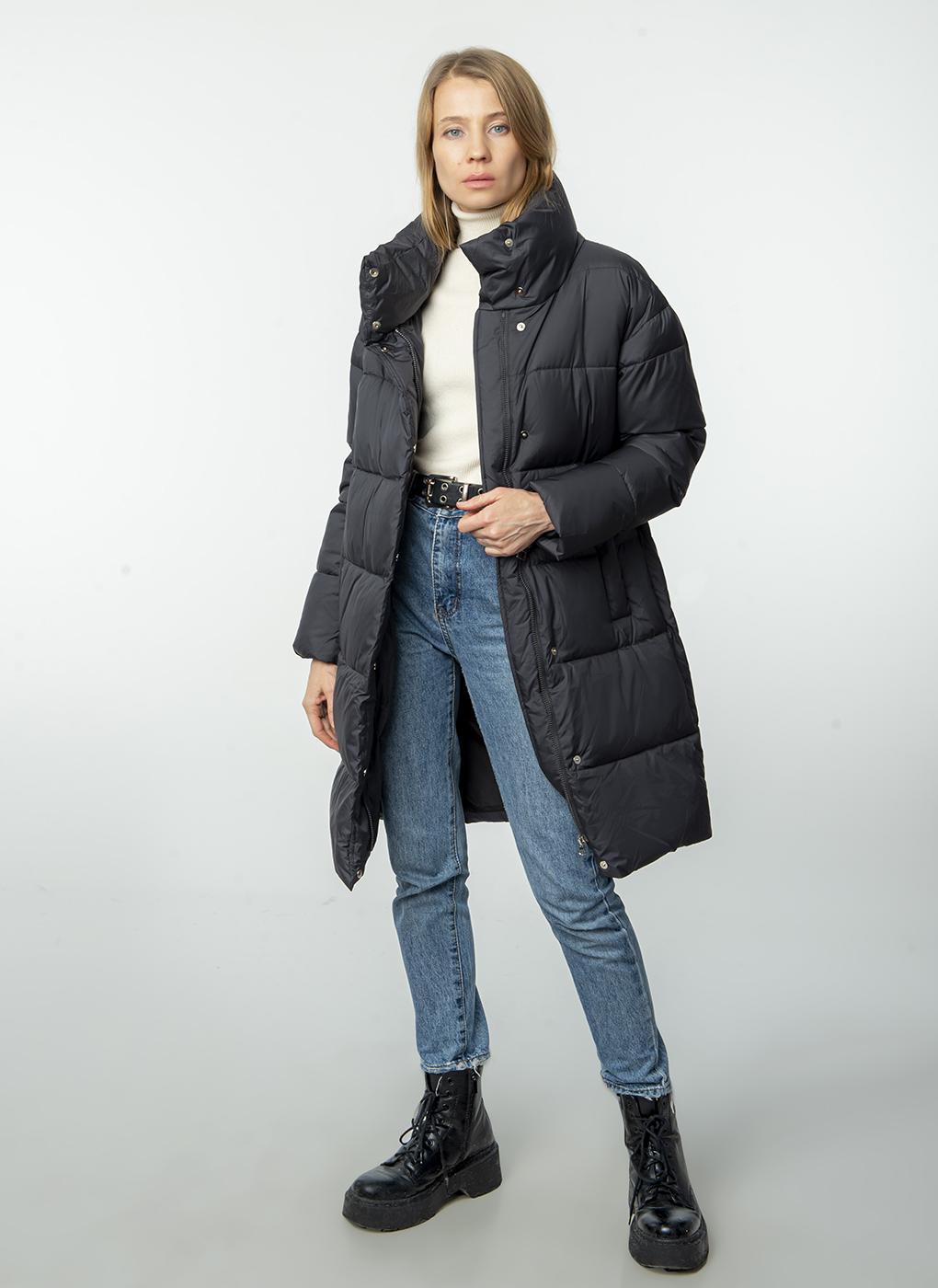 

Куртка женская Britt 58399 серая 44 RU, Серый, 58399