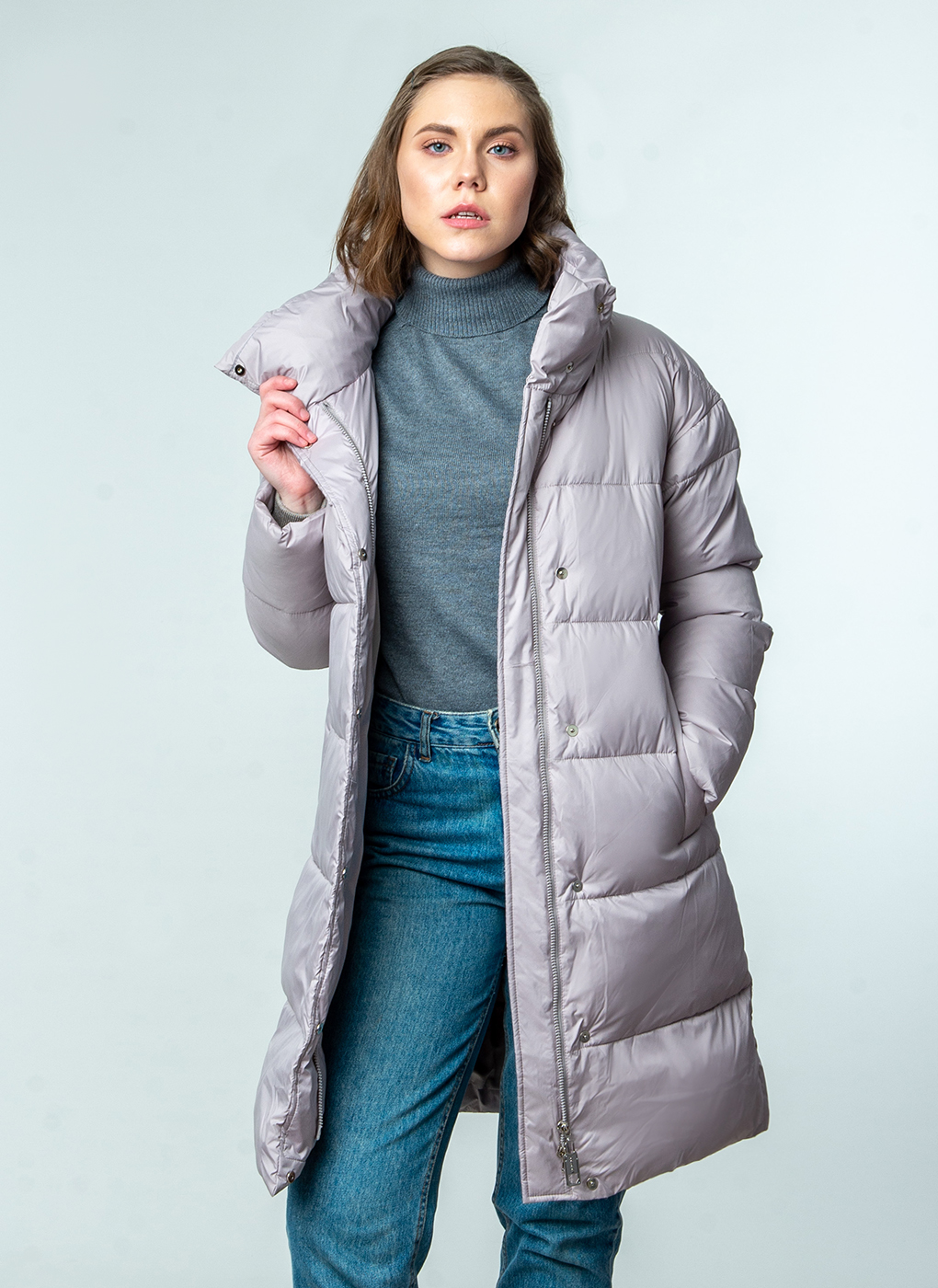 

Куртка женская Britt 58399 серая 46 RU, Серый, 58399