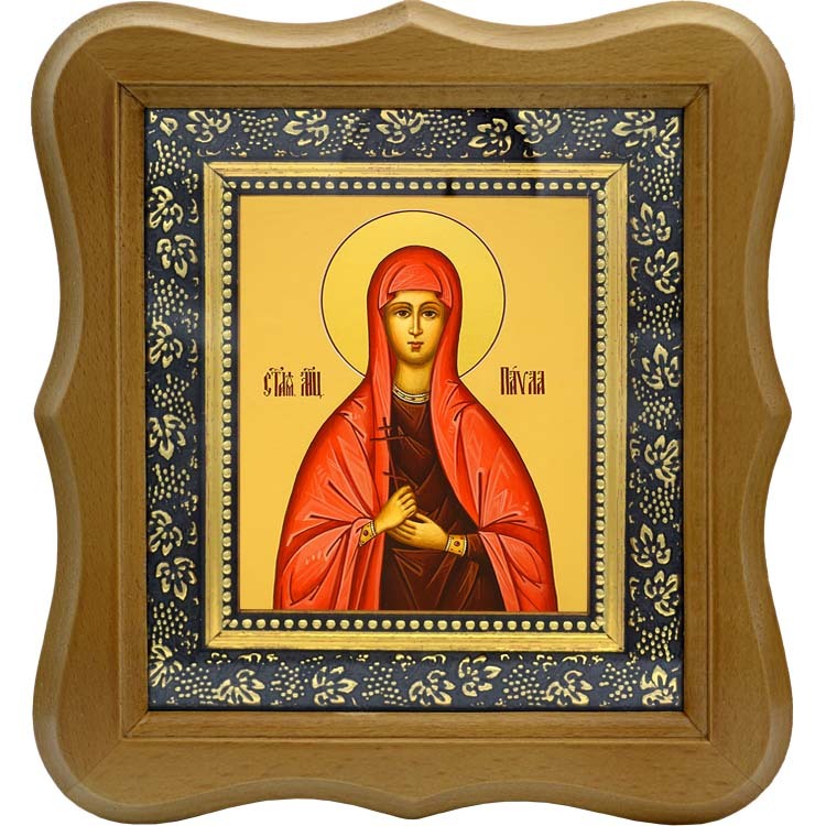

Павла Византийская Святая дева мученица. Икона на холсте.