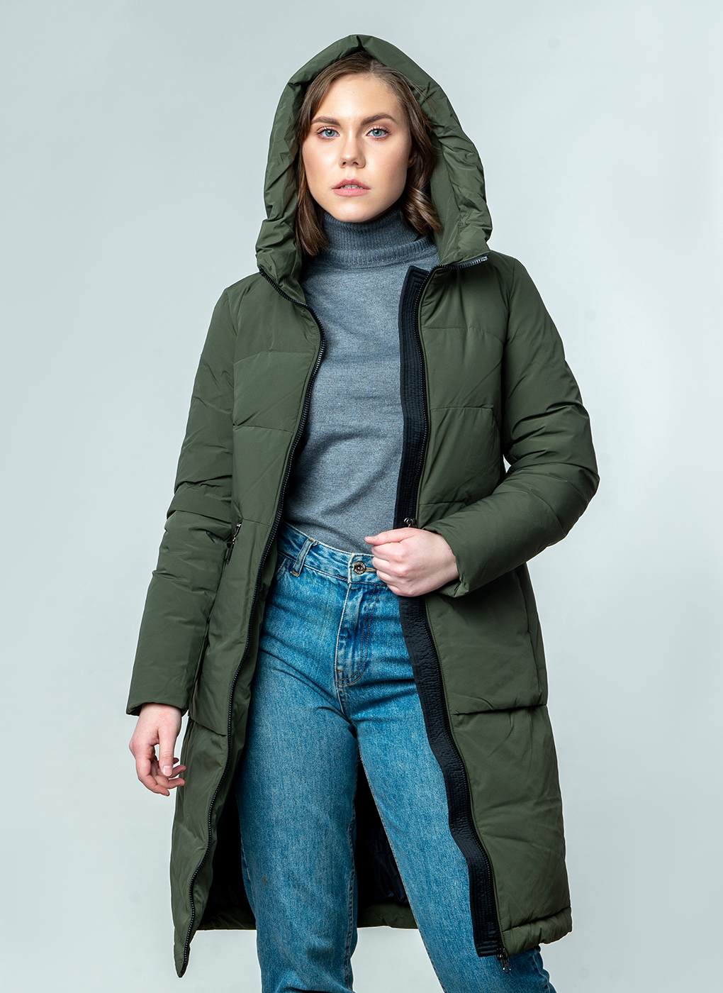 

Куртка женская Britt 58400 зеленая 42 RU, Зеленый, 58400