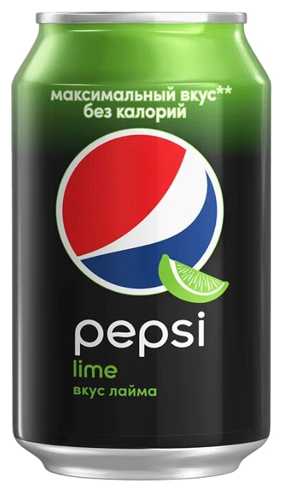 фото Напиток пепси лайм б/а ж/б 0,33л pepsi