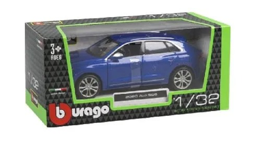 Машина BBurago металлическая 1:32 2020 Audi SQ8 18-43000