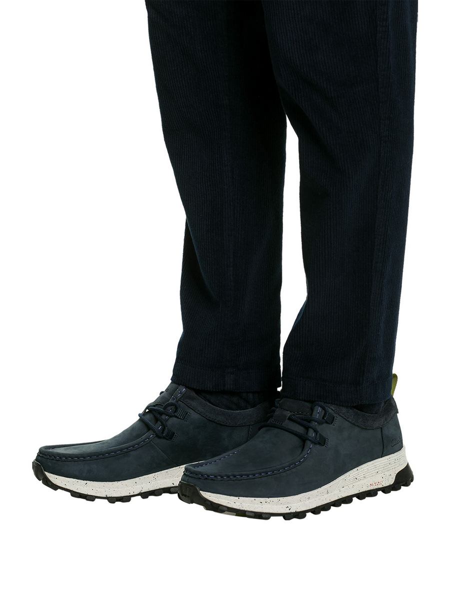 

Полуботинки мужские Clarks 001377162 синие 46 EU, Синий, 001377162